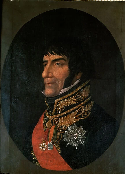Francois Lefebvre (1755-1820) Duke of Dantzig (oil on canvas)
