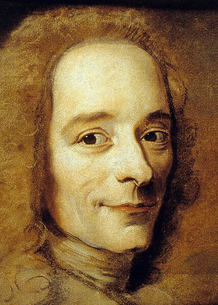 Francois Marie Arouet aka Voltaire (pastel on paper)