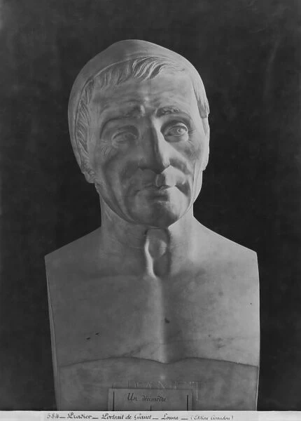 Francois Marius Granet, 1851 (marble) (b  /  w photo)