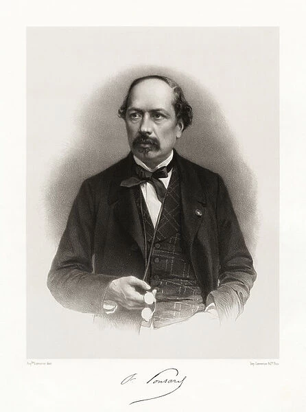 Francois Ponsard, 1865-66 (litho)