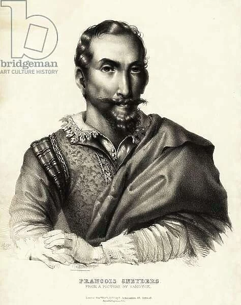 Frans Snyders or Frans Snijders, Flemish painter, 1827 (lithograph)
