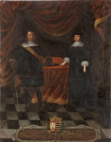 Frederic III de Holstein Gottorp et Marie Elisabeth de Saxe - Duke Frederick III of