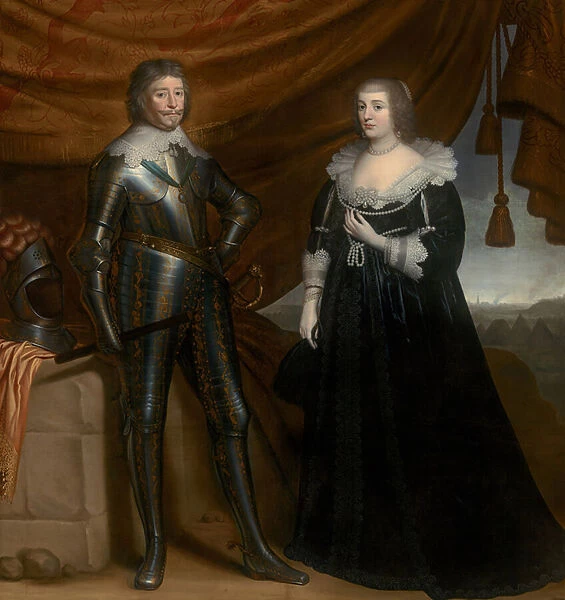 Frederik Hendrik and Amalia of Solms-Braunfels, c. 1637-8 (oil on canvas)
