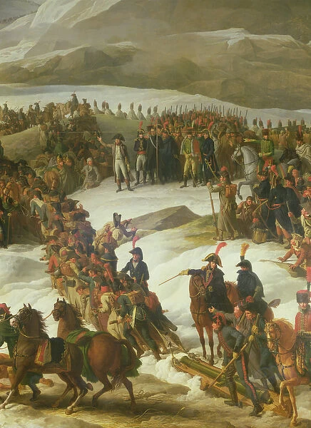 The French Army Crossing the St. Bernard Pass, 20th May 1800, 1806 (oil on canvas)