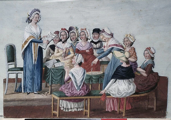 French Revolution (1789): Patriotic Womens Club during the Revolution