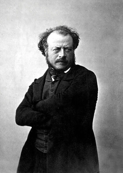 French sculptor Auguste Preault, photographed by Nadar, c. 1854