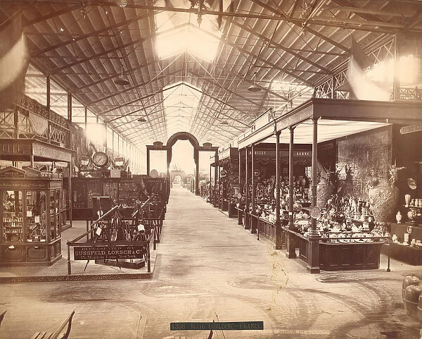 French Section, Main Building, Centennial International Exhibition, Philadelphia