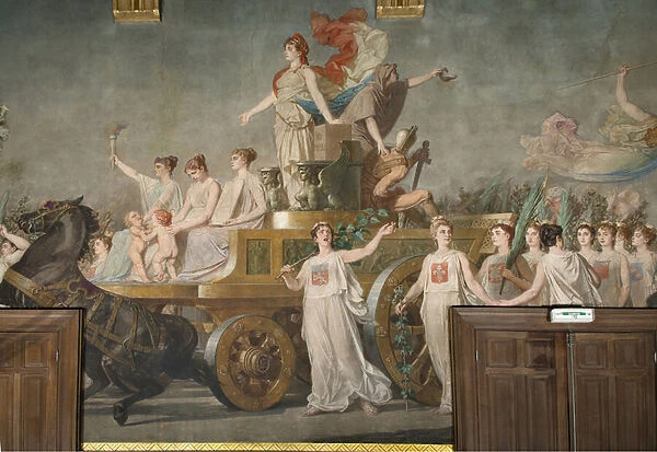 Fresco 'The Triumph of the Republique'