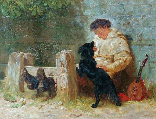 His Only Friend, 1875 (oil on canvas)