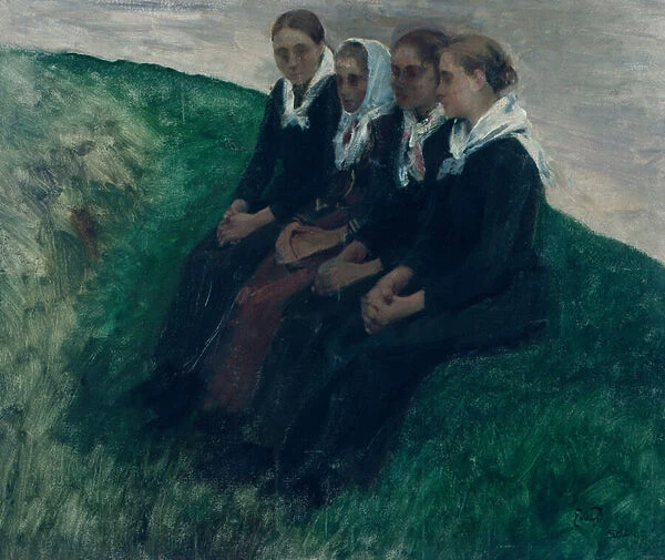 Four friends, 1895