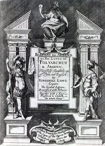 Frontispiece for Argenis by John Barclay, second English edition