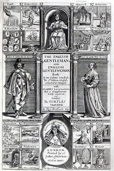Frontispiece to The English Gentleman and English Gentlewoman