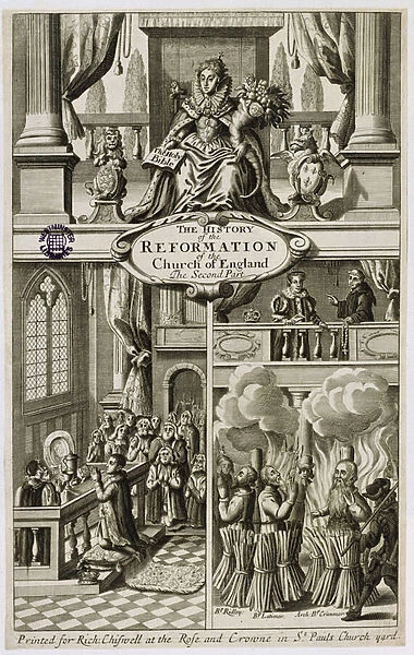 Frontispiece to The History of the Reformation of the Church of England