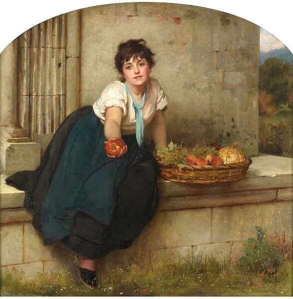 The Fruit Seller, 1877 (oil on canvas)