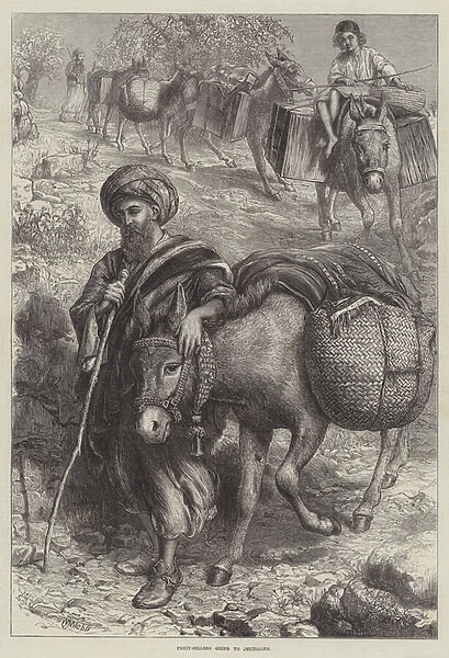 Fruit-Sellers going to Jerusalem (engraving)