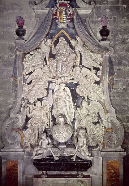 Funerary monument of Cardinal Forteguerri (marble)