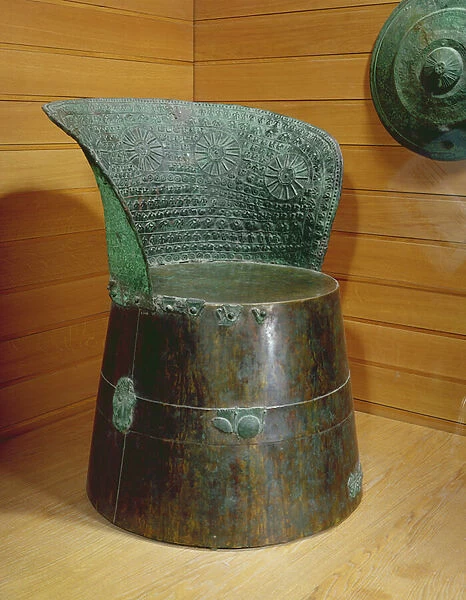 Funerary throne, Villanovan period, 1st half 7th century BC (bronze)