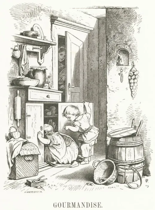 Framed Print : G: Gluttony
