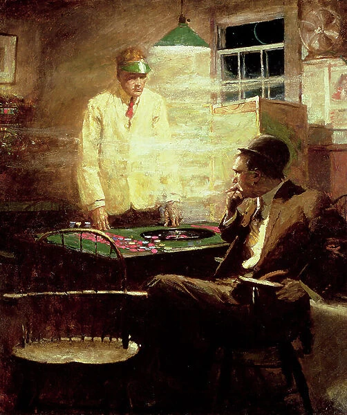 The Gambler (oil on canvas)