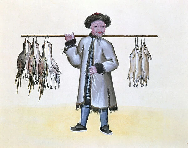 The Game Merchant, from a book on the street calls of Peking, c