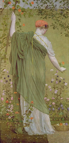 A Garden, 1869 (oil on canvas)
