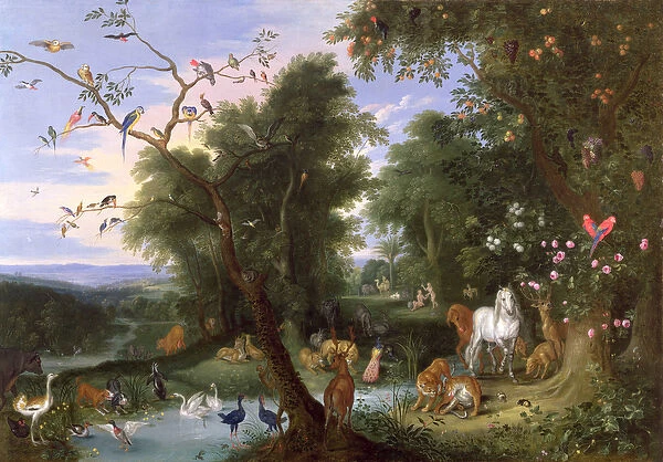 The Garden of Eden, 1659 (oil on canvas)