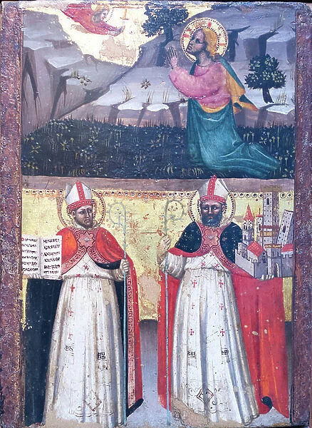Garden prayer (orazione nell'orto), 1308-1309 circa, (oil on panel)
