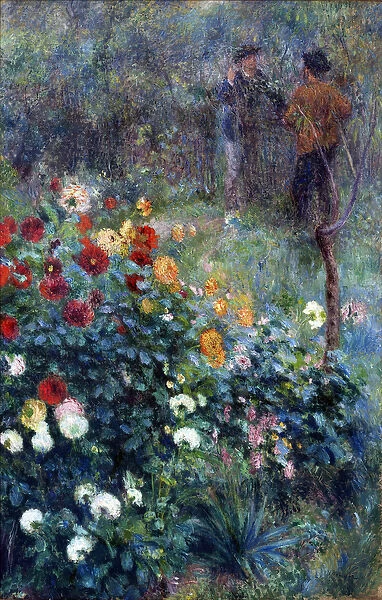 The Garden in the Rue Cortot, Montmartre - Pierre Auguste Renoir (1841-1919)