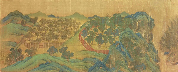 The Garden of Wang Chuans Residence, after the Painting Style