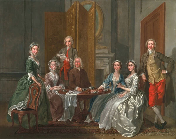 The Gascoigne Family, c. 1740 (oil on canvas)