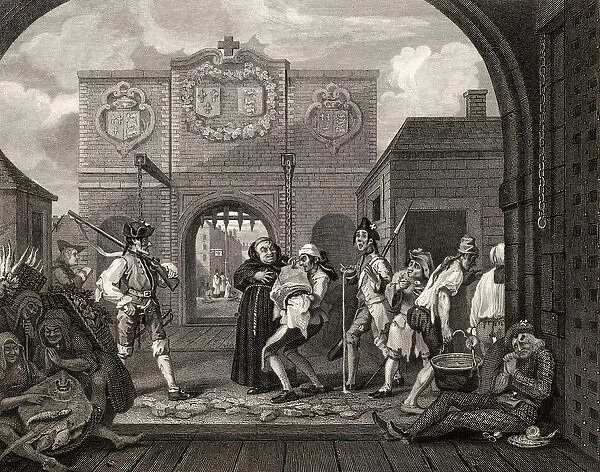 The Gate of Calais, or O The Roast Beef of Old England, from The Works of William Hogarth