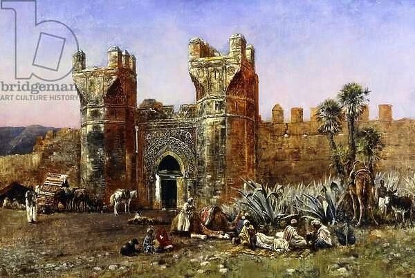At the Gate of Shelah, Past and Present, c. 1878 (oil on canvas)
