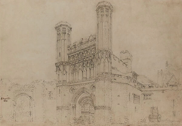 Gateway of St. Augustine, Canterbury, 1803 (Watercolour)