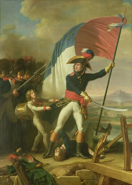 General Augereau (1757-1816) on the Bridge at the Battle of Arcola on the 15th November 1796
