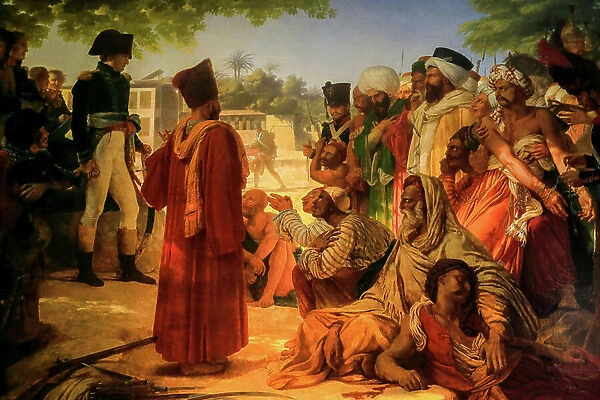 General Bonaparte graces the rebels of Cairo, in 1798. 1808 (oil on canvas)