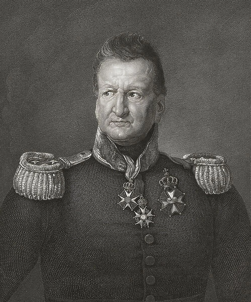 General David Hendrik Chasse (engraving)