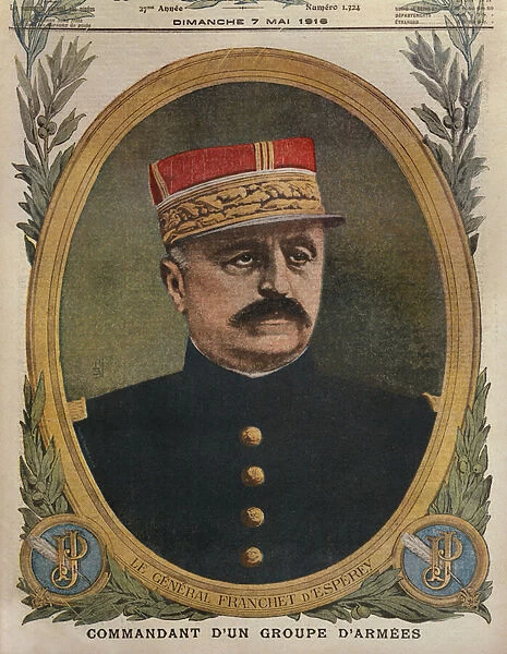 General Franchet d Esperey commander of an Army group