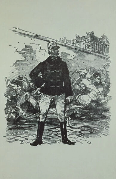 General Gaston Auguste (1830-1909) Marquis de Gallifet, in All his Glory (litho)