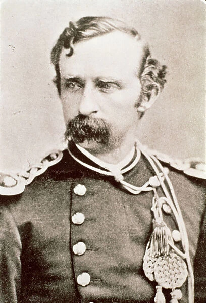 General George A. Custer, 1876 (b  /  w photo)