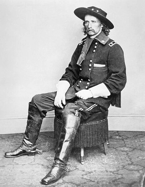 General George A. Custer (b  /  w photo)