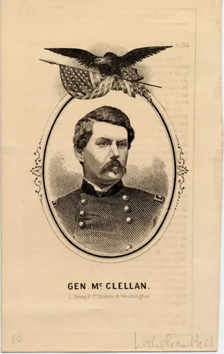 Framed Print : General McClellan (litho) Framed Print : General McClellan (litho)