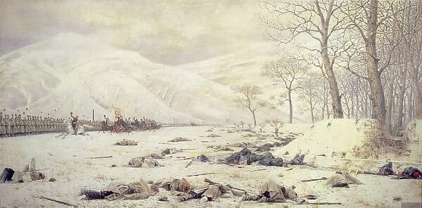 General Skobelev (1843-82) at Shipka, Russo-Turkish War of 1877-78, 1878 (oil on canvas)