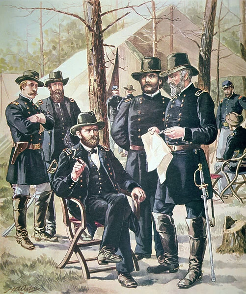 General Ulysses Simpson Grant, commander of the Union forces at the Battle of Shiloh