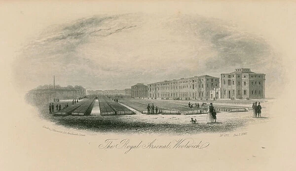 General view of The Royal Arsenal (engraving)