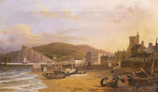 General View of Teignmouth, 1820 (oil on canvas)