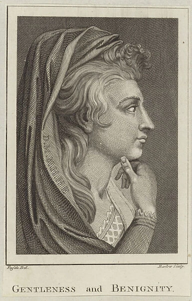 Gentleness and benignity (engraving)