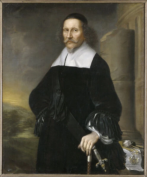 Georg Stiernhielm, poete et linguiste suedois - Portrait of Georg Stiernhielm (1598-1672)
