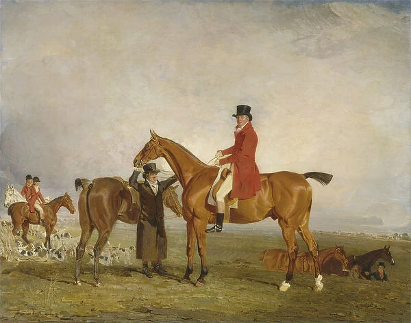 George, 5th Duke of Gordon on Tiny, 1806-7 (oil on canvas)