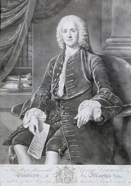 George Grenville (1712-70) (litho)