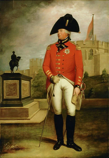 George III (1738-1820), c.1800 (oil on panel)